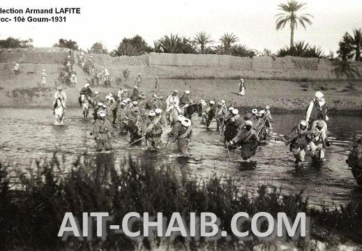 PERIODE MAROCAINE 1928 1930 LAFITE A- 351- 10è Goum- Draa