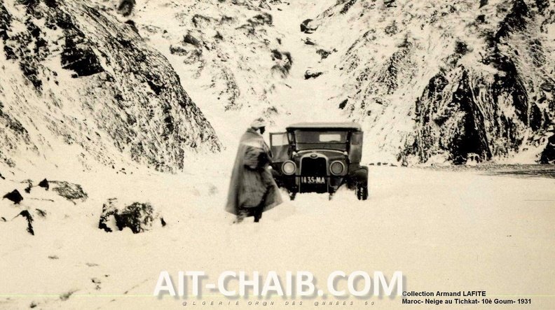 PERIODE MAROCAINE 1928 1930 LAFITE A- 361- Neige au Tichkat.jpg